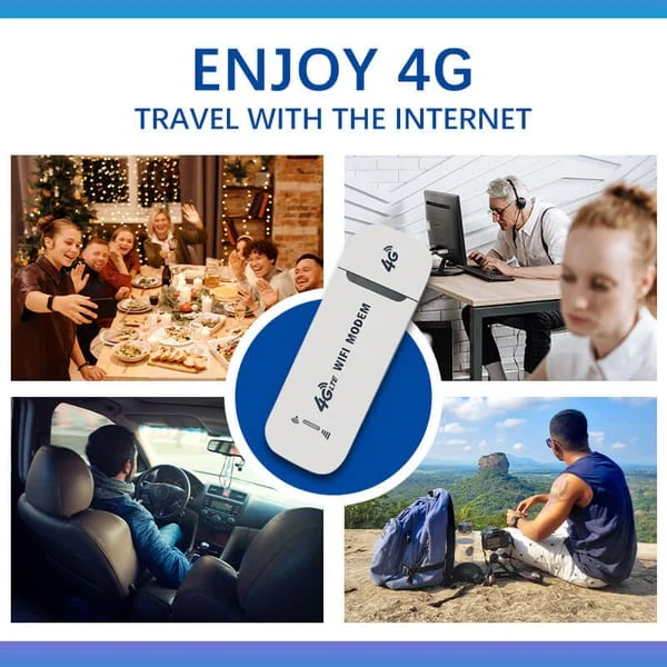 🌞Fris De Lente In Met 50% Korting!📶2026 4G LTE USB Mobiele WiFi Router – Snel Internet Overal & Meerdere Apparaten! - Image 7