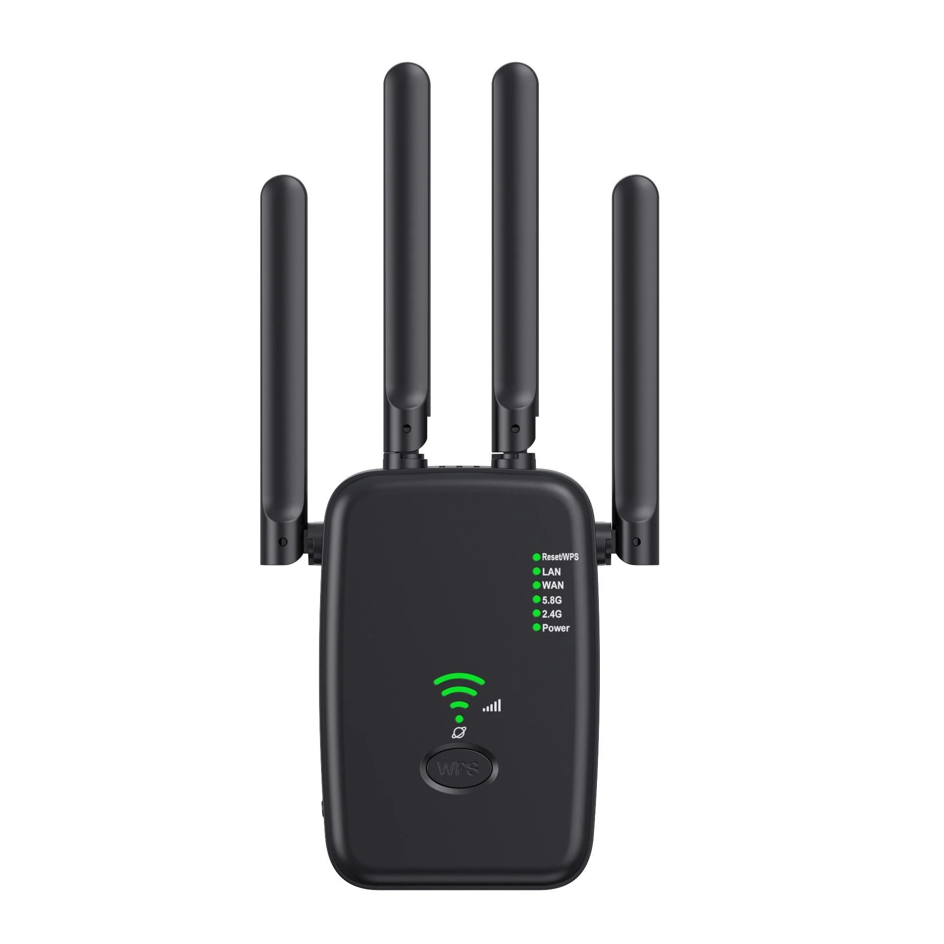 Dual-Band WiFi Booster – 1200Mbps, 4 Antennes & Door-Muur Dekking (Plug & Play, Gaming Vast!) - Image 9
