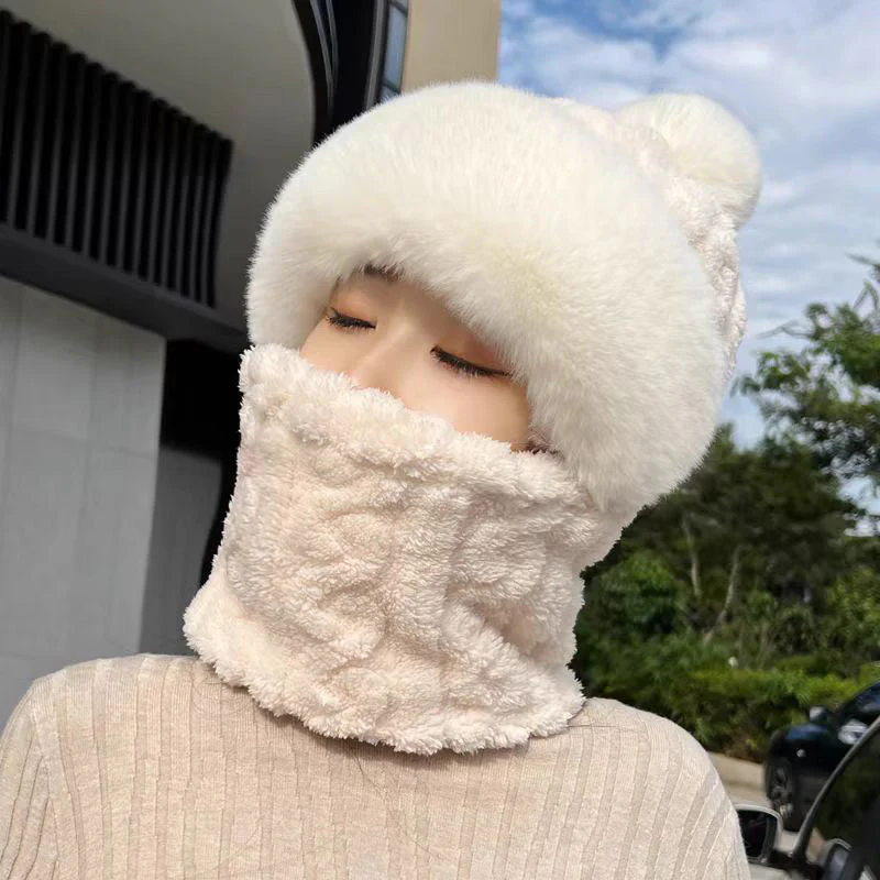 🎉Nieuwjaars Cadeau 50% KORTING!🧣2-in-1 Winter Pluche SjaalMuts (Winddicht + Zacht) – Modieus & Ultra Warm: Perfect Voor Winteravonturen!