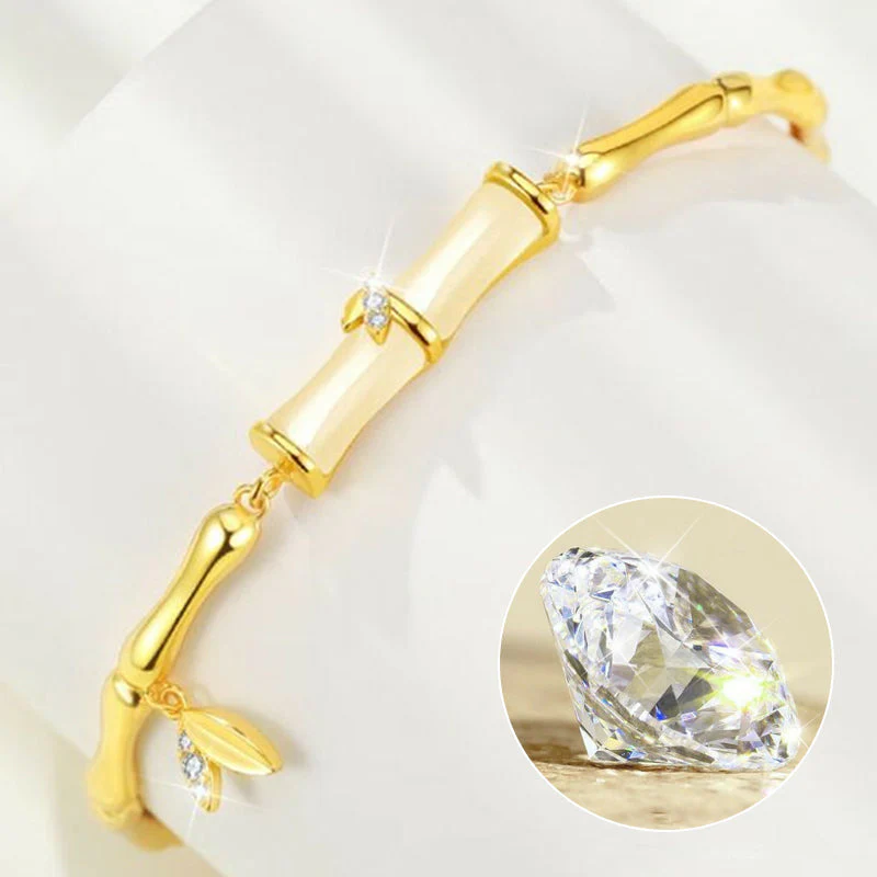 📿Damesarmband van Bamboe met Ketting✨ - Image 6