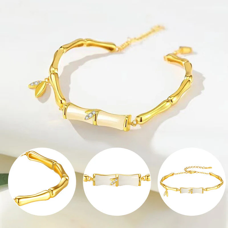 📿Damesarmband van Bamboe met Ketting✨ - Image 7
