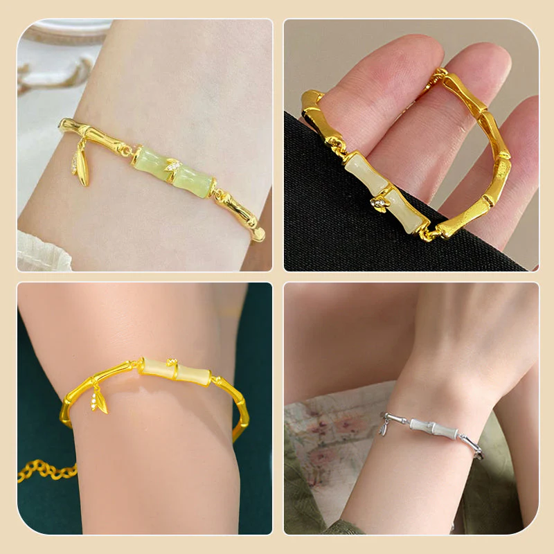 📿Damesarmband van Bamboe met Ketting✨ - Image 8