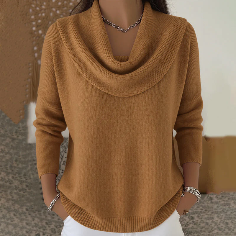 👚 Elegante Comfortabele Colkraagtrui voor Dames - Alledaagse Glamour & Dagelijks Comfort! ✨ - Image 2