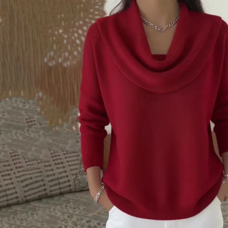 👚 Elegante Comfortabele Colkraagtrui voor Dames - Alledaagse Glamour & Dagelijks Comfort! ✨ - Image 6