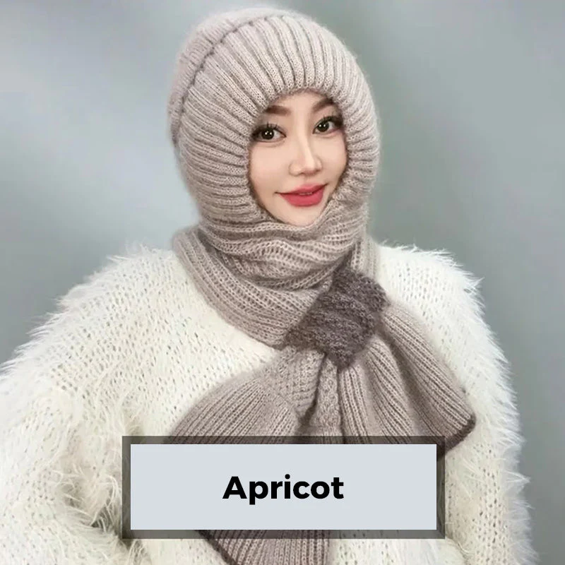 ❄️👩 Geïntegreerde Winddichte Muts Sjaal voor Dames – Warm Gebreid Ontwerp, Oorbescherming & Meerdere Kleuren (Veelzijdig voor Winteractiviteiten)! - Image 10