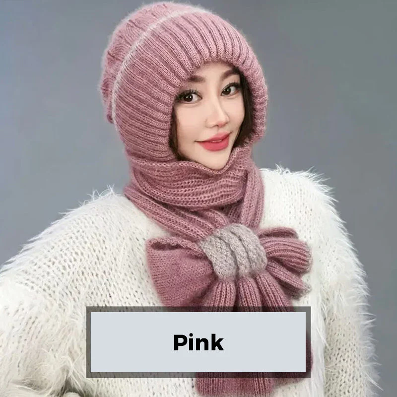 ❄️👩 Geïntegreerde Winddichte Muts Sjaal voor Dames – Warm Gebreid Ontwerp, Oorbescherming & Meerdere Kleuren (Veelzijdig voor Winteractiviteiten)! - Image 12