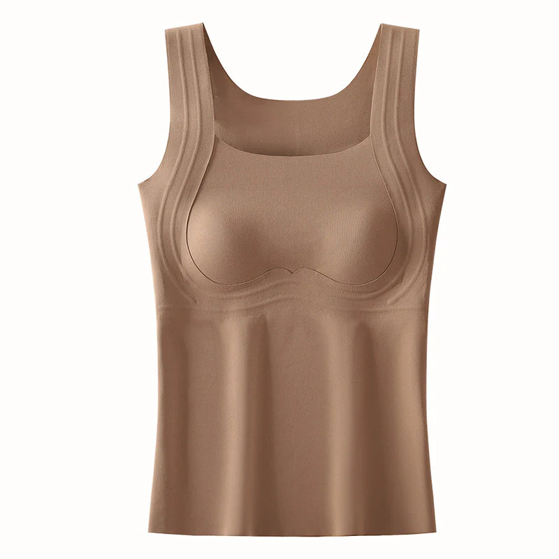 ✨ Thermisch Dames Tanktop met Ingebouwde BH – Warme, Compleet Ondersteuning & Naadloos Onzichtbaar (Winter Comfort Zonder Opblazen!) - Image 13