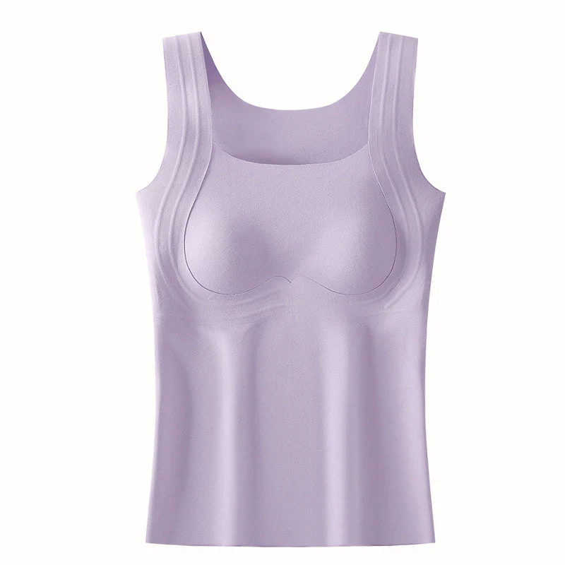 ✨ Thermisch Dames Tanktop met Ingebouwde BH – Warme, Compleet Ondersteuning & Naadloos Onzichtbaar (Winter Comfort Zonder Opblazen!) - Image 15