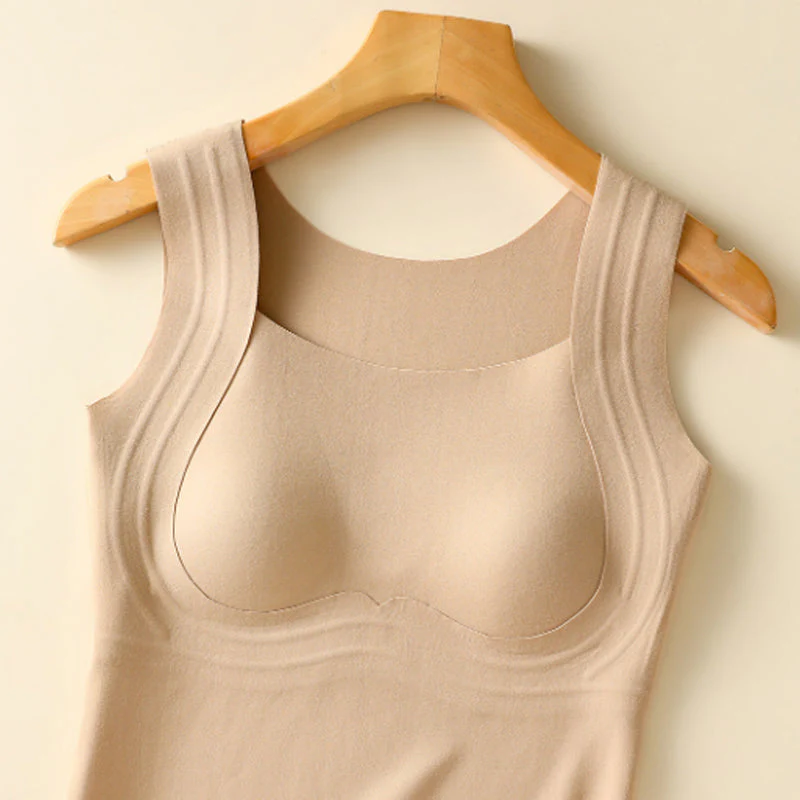 ✨ Thermisch Dames Tanktop met Ingebouwde BH – Warme, Compleet Ondersteuning & Naadloos Onzichtbaar (Winter Comfort Zonder Opblazen!) - Image 9