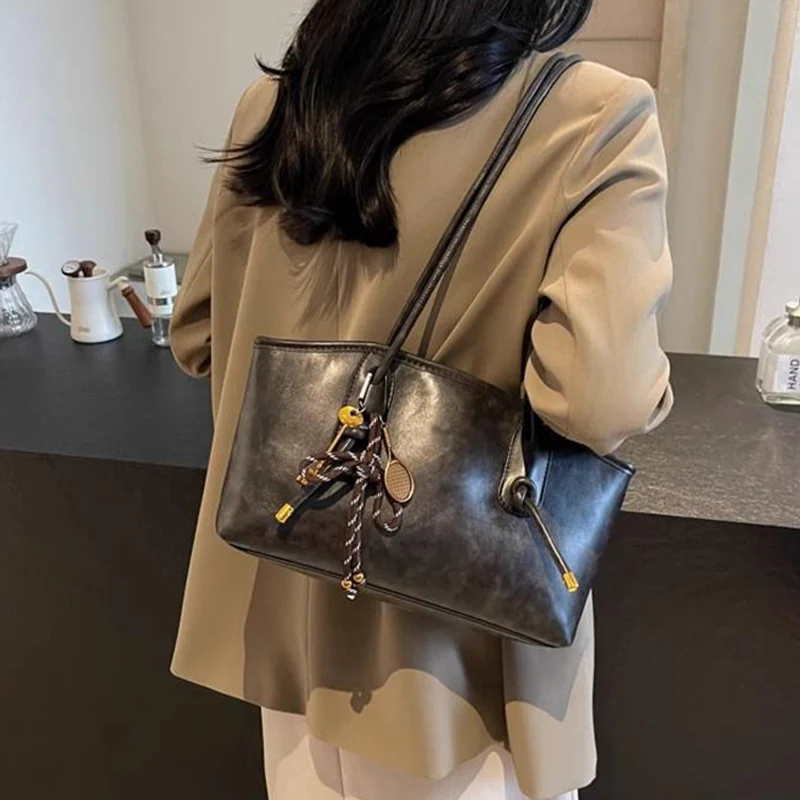 🌞Fris De Lente In Met 50% Korting!👜 Vintage Schoudertas – Klassiek Elegant & Ruim voor Dagelijks Gebruik - Image 9