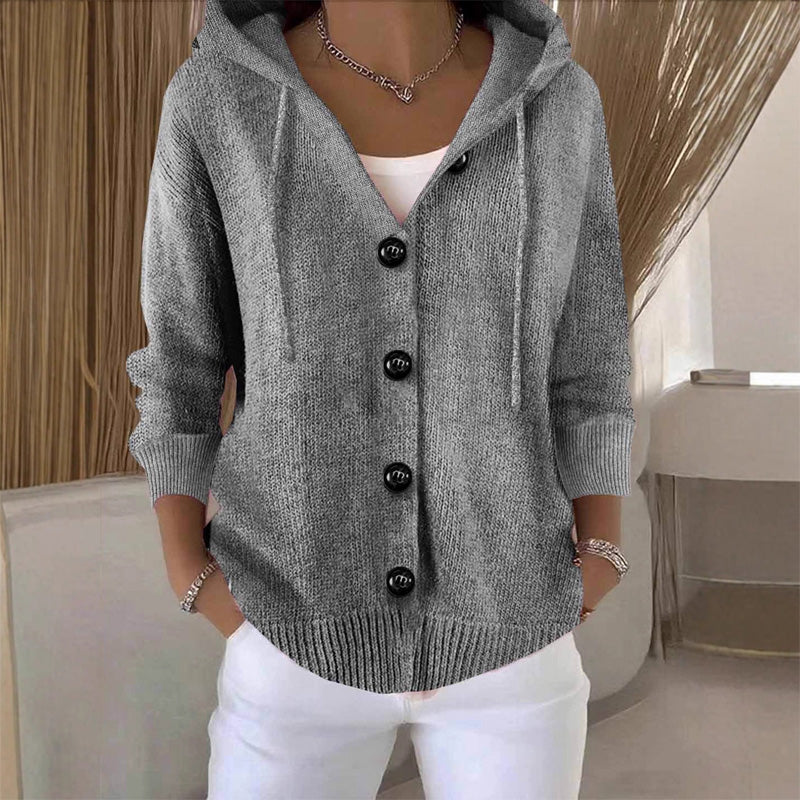 💖LAATSTE DAG PROMOTIE - 50% KORTING 💖Effen damesvest met lange mouwen - Image 2