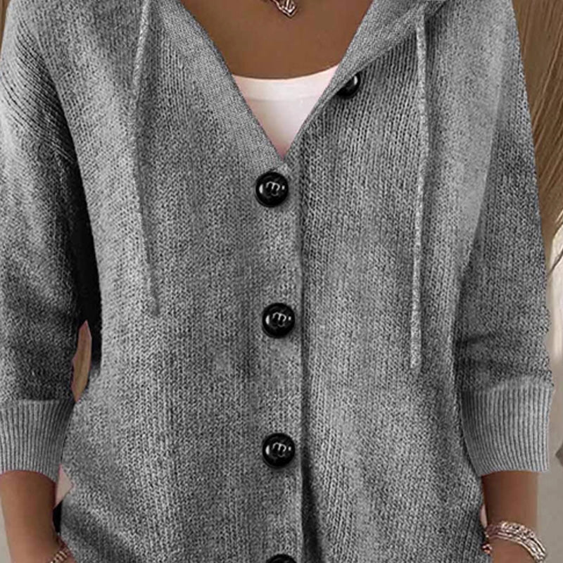 💖LAATSTE DAG PROMOTIE - 50% KORTING 💖Effen damesvest met lange mouwen - Image 5