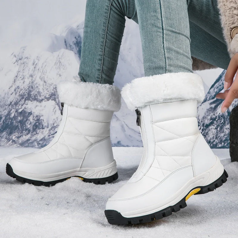 ❄️👢 Dames Antislip Winterlaarzen – Warme Binnenvoering, Gemakkelijke Rits & Duurzame Constructie (Perfect voor Sneeuw & IJs)! - Image 12