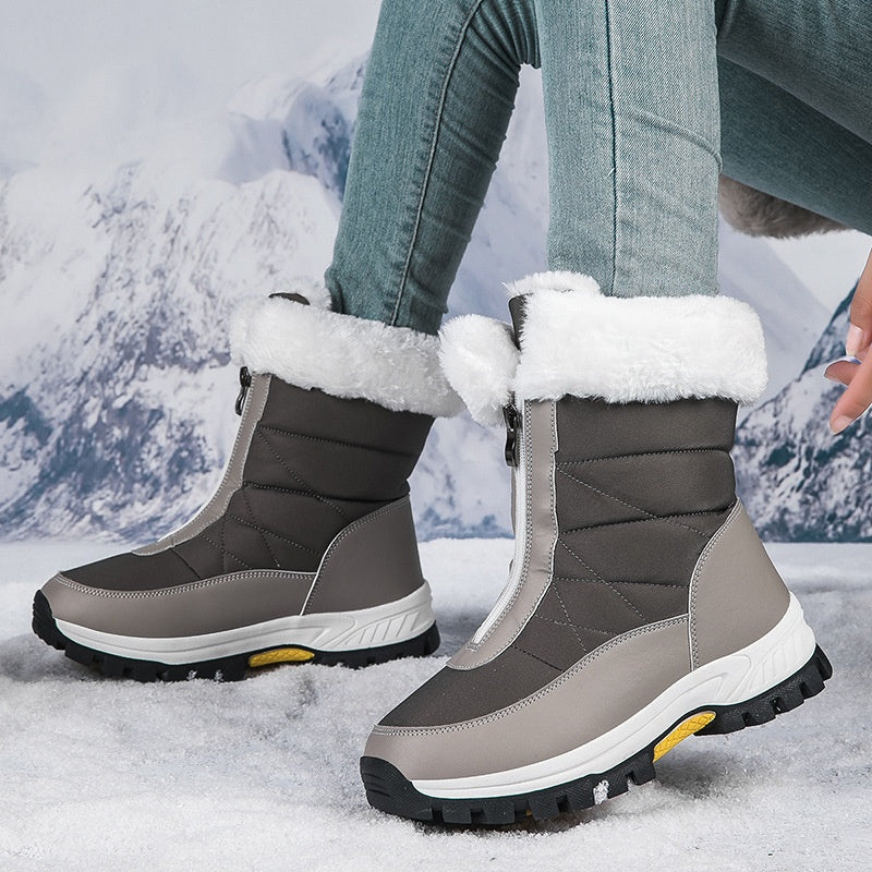 ❄️👢 Dames Antislip Winterlaarzen – Warme Binnenvoering, Gemakkelijke Rits & Duurzame Constructie (Perfect voor Sneeuw & IJs)! - Image 13