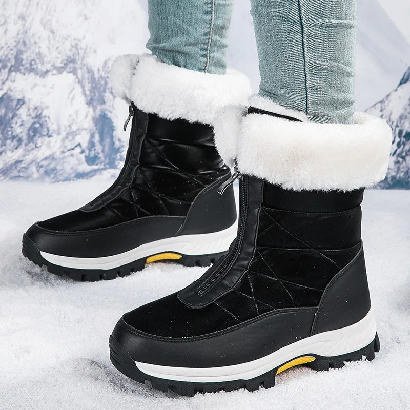 ❄️👢 Dames Antislip Winterlaarzen – Warme Binnenvoering, Gemakkelijke Rits & Duurzame Constructie (Perfect voor Sneeuw & IJs)! - Image 14