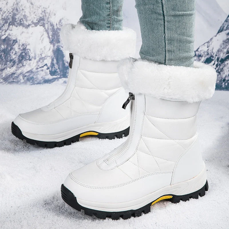 ❄️👢 Dames Antislip Winterlaarzen – Warme Binnenvoering, Gemakkelijke Rits & Duurzame Constructie (Perfect voor Sneeuw & IJs)! - Image 5