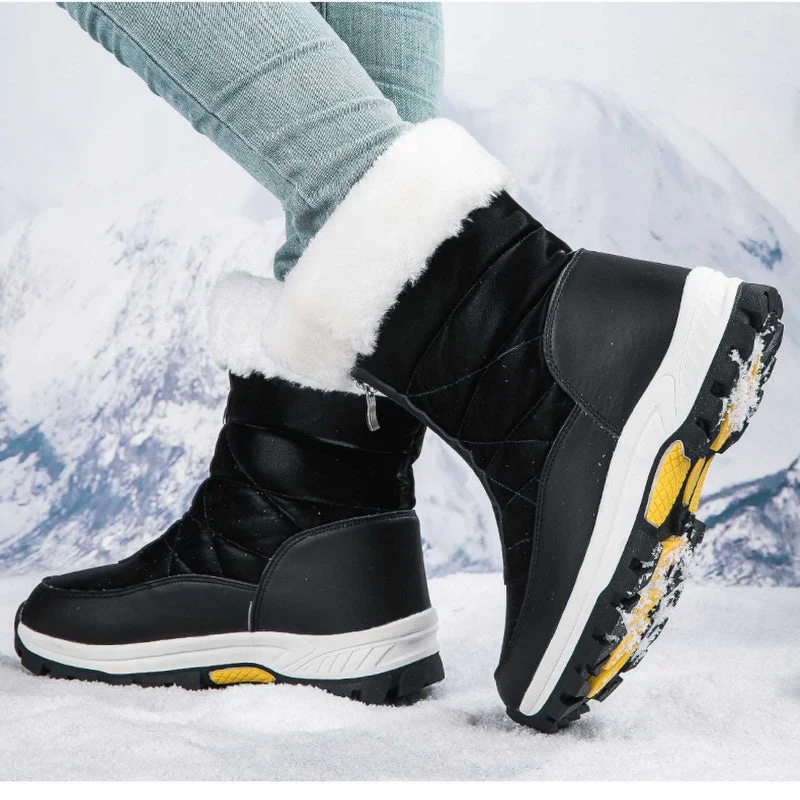 ❄️👢 Dames Antislip Winterlaarzen – Warme Binnenvoering, Gemakkelijke Rits & Duurzame Constructie (Perfect voor Sneeuw & IJs)! - Image 7