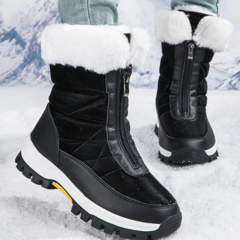 ❄️👢 Dames Antislip Winterlaarzen – Warme Binnenvoering, Gemakkelijke Rits & Duurzame Constructie (Perfect voor Sneeuw & IJs)! - Image 8