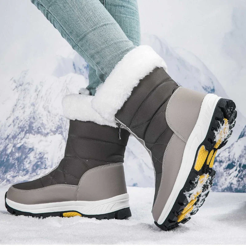 ❄️👢 Dames Antislip Winterlaarzen – Warme Binnenvoering, Gemakkelijke Rits & Duurzame Constructie (Perfect voor Sneeuw & IJs)! - Image 9