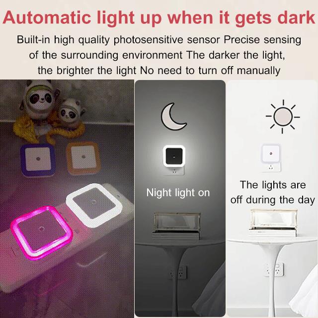 🌞Fris De Lente In Met 50% Korting!✨ LED Slimme Nachtlampje met Lichtsensor – Automatisch & Energiebesparend | Zacht Oogvriendelijk Licht! - Image 5